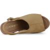imageAllegra K Womens Open Toe Slingback Platform Chunky Heels SandalsKhaki