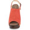 imageAllegra K Womens Open Toe Slingback Platform Chunky Heels SandalsOrange