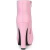 imageAllegra K Womens Platform Chunky Heel Ankle BootsPink