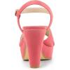 imageAllegra K Womens Platform Chunky Heels Slingback SandalsWatermelon Red
