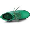 imageAllegra K Womens Platform Chunky High Heel Lace Up Combat BootsGrass Green