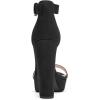 imageAllegra K Womens Platform High Heel Ankle Strap Chunky Heels SandalsBlack