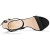 imageAllegra K Womens Platform High Heel Ankle Strap Chunky Heels SandalsBlack