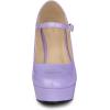 imageAllegra K Womens Platform Mary Jane Pumps Ankle Strap Stiletto High Heels Dress ShoesPurple