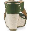 imageAllegra K Womens Platform Slide Wedge SandalsDark Green