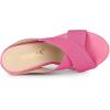 imageAllegra K Womens Platform Slide Wedge SandalsPink