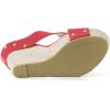 imageAllegra K Womens Platform Slide Wedge SandalsRed