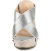 imageAllegra K Womens Platform Slide Wedge SandalsSilver