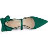 imageAllegra K Womens Pointed Toe Bow Satin Stiletto Heels PumpsDark Green