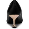 imageAllegra K Womens Pointed Toe Low Kitten Heel Dress PumpsBlack