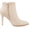 imageAllegra K Womens Pointed Toe Stiletto Heels Heel Chelsea Ankle BootsBeige