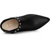 imageAllegra K Womens Pointed Toe Stiletto Heels Heel Chelsea Ankle BootsBlack