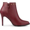 imageAllegra K Womens Pointed Toe Stiletto Heels Heel Chelsea Ankle BootsBurgundy