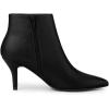 imageAllegra K Womens Pointed Toe Zipper Stiletto Heel Black Ankle Boots  9 M US