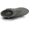 imageAllegra K Womens Round Toe Block Heel Boots Ankle BootiesGrey