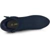 imageAllegra K Womens Round Toe Block Heel Boots Ankle BootiesNavy Blue