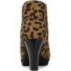 imageAllegra K Womens Round Toe Block Heels Chelsea Ankle BootsLeopard