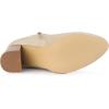 imageAllegra K Womens Round Toe Buckle Chunky Heels Ankle BootsBeige