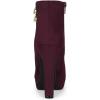 imageAllegra K Womens Round Toe Chunky High Heel Platform Ankle BootsBurgundy