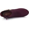 imageAllegra K Womens Round Toe Chunky High Heel Platform Ankle BootsBurgundy