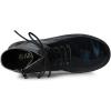 imageAllegra K Womens Round Toe Platform Lace Up Colorful Combat Ankle BootsBlack