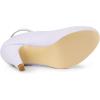 imageAllegra K Womens Round Toe Stiletto Heels Ankle Strap PumpsLight Purple
