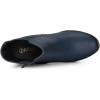 imageAllegra K Womens Round Toe Zipper Block Heel Platform Ankle BootsNavy Blue