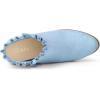 imageAllegra K Womens Ruffle Block Heel Ankle BootsSky Blue