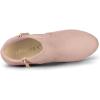 imageAllegra K Womens Side Zip Low Platform Chunky Heel Ankle BootiesDust Pink