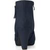 imageAllegra K Womens Side Zip Low Platform Chunky Heel Ankle BootiesNavy Blue