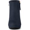 imageAllegra K Womens Side Zip Low Platform Chunky Heel Ankle BootiesNavy Blue