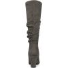 imageAllegra K Womens Slouch Pointed Toe Chunky Heel Knee High BootsGrey
