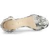 imageAllegra K Womens Snakeskin Heels Chunky Heels Ankle Strap SandalsWhite Snake