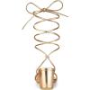 imageAllegra K Womens Sparkle Strappy Lace Up Block Heels SandalsRose Gold