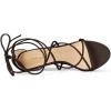 imageAllegra K Womens Strappy Kitten Heel Lace Up SandalsCoffee