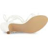 imageAllegra K Womens Strappy Lace Up Kitten Heels SandalsWhite