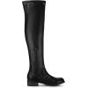imageAllegra K Womens Thigh High Boots Low Block Heel Fashion Over the Knee High BootsBlack