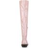 imageAllegra K Womens Thigh High Boots Low Block Heel Fashion Over the Knee High BootsBling Pink