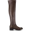 imageAllegra K Womens Thigh High Boots Low Block Heel Fashion Over the Knee High BootsCoffee