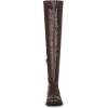 imageAllegra K Womens Thigh High Boots Low Block Heel Fashion Over the Knee High BootsCoffee