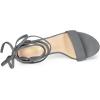 imageAllegra K Womens Tie Up Strappy Heels Chunky High Heels SandalGrey