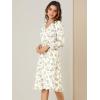 imageAllegra K Womens Valentines Day Floral Print VNeck Dress Smocked Waist Midi DressWhite