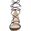 imageAllegra K Womens Wedge Heels Lace Up Strappy Low Wedges SandalsBrown