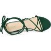 imageAllegra K Womens Wedge Heels Lace Up Strappy Low Wedges SandalsDark Green