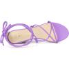 imageAllegra K Womens Wedge Heels Lace Up Strappy Low Wedges SandalsLavender