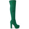 imageAllegra K womens Over KneeGreen