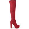 imageAllegra K womens Over KneeRed