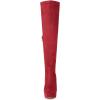 imageAllegra K womens Over KneeRed