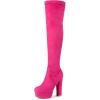 imageAllegra K womens Over KneeHot Pink