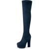 imageAllegra K womens Over KneeNavy Blue